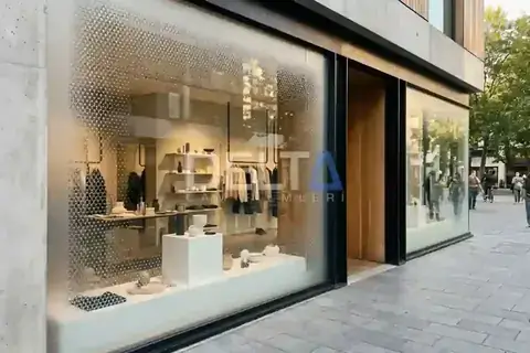 Gümüş aynalı bina cam filmi uygulaması